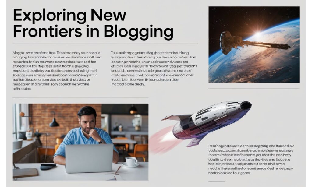 Exploring New Frontiers in Blogging