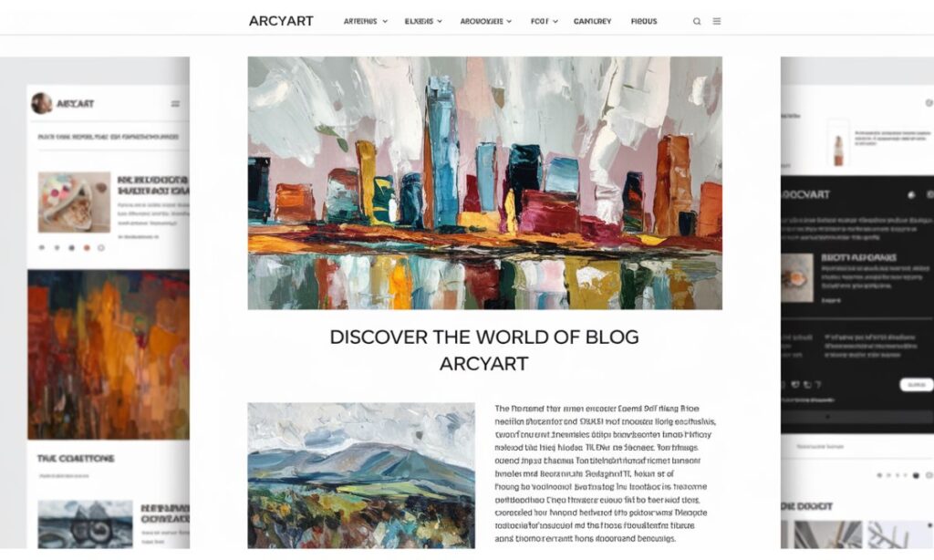 Discover the World of Blog Arcyart