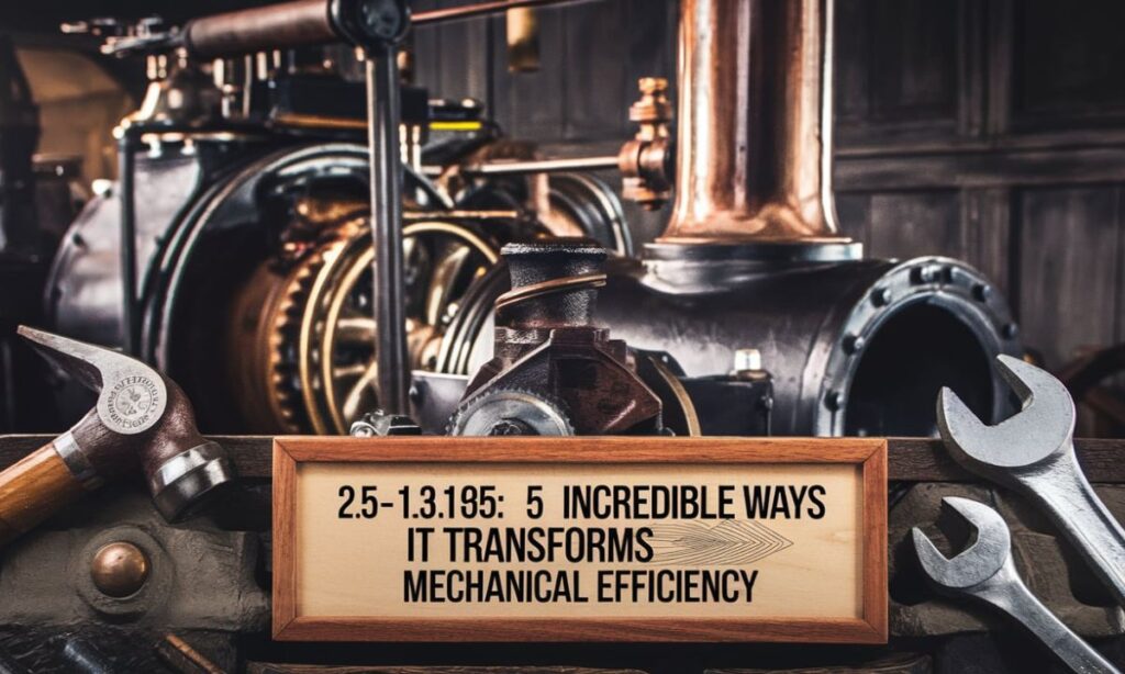 2.5-1.3185 5 Incredible Ways It Transforms Mechanical Efficiency