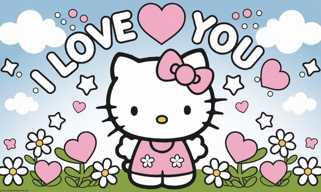 Coloring:jq8b0un4kyy= hello kitty: Guide for Kids and Adults