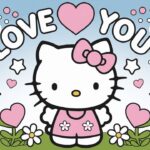 Coloring:jq8b0un4kyy= hello kitty: Guide for Kids and Adults