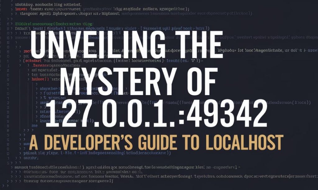 Unveiling the Mystery of 127.0.0.149342 A Developer’s Guide to Localhost